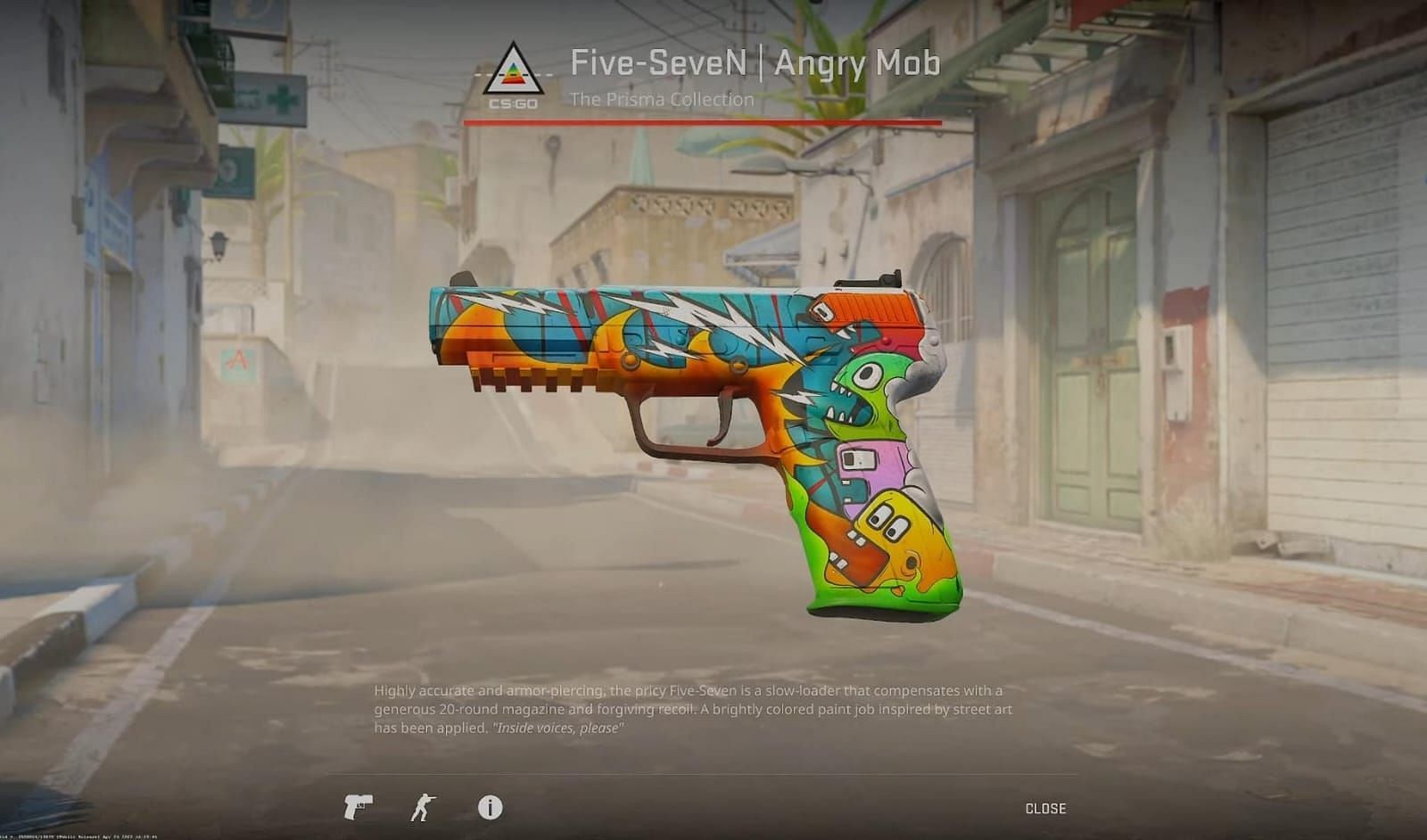 Five-SeveN Angry Mob (Image via Valve || YouTube/covernant)