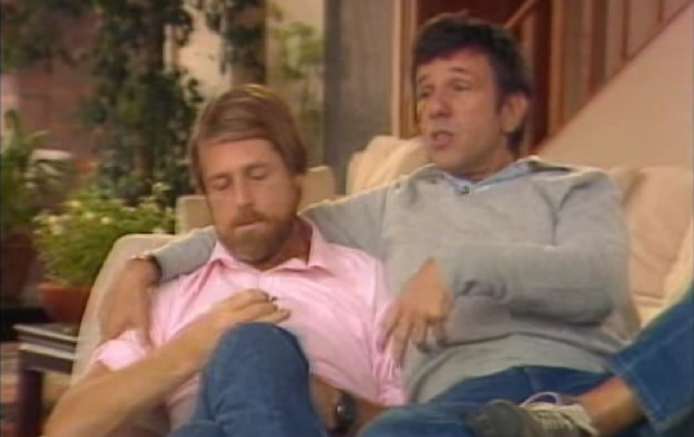 Brian Wilson and Eugene Landy (Image via Youtube)