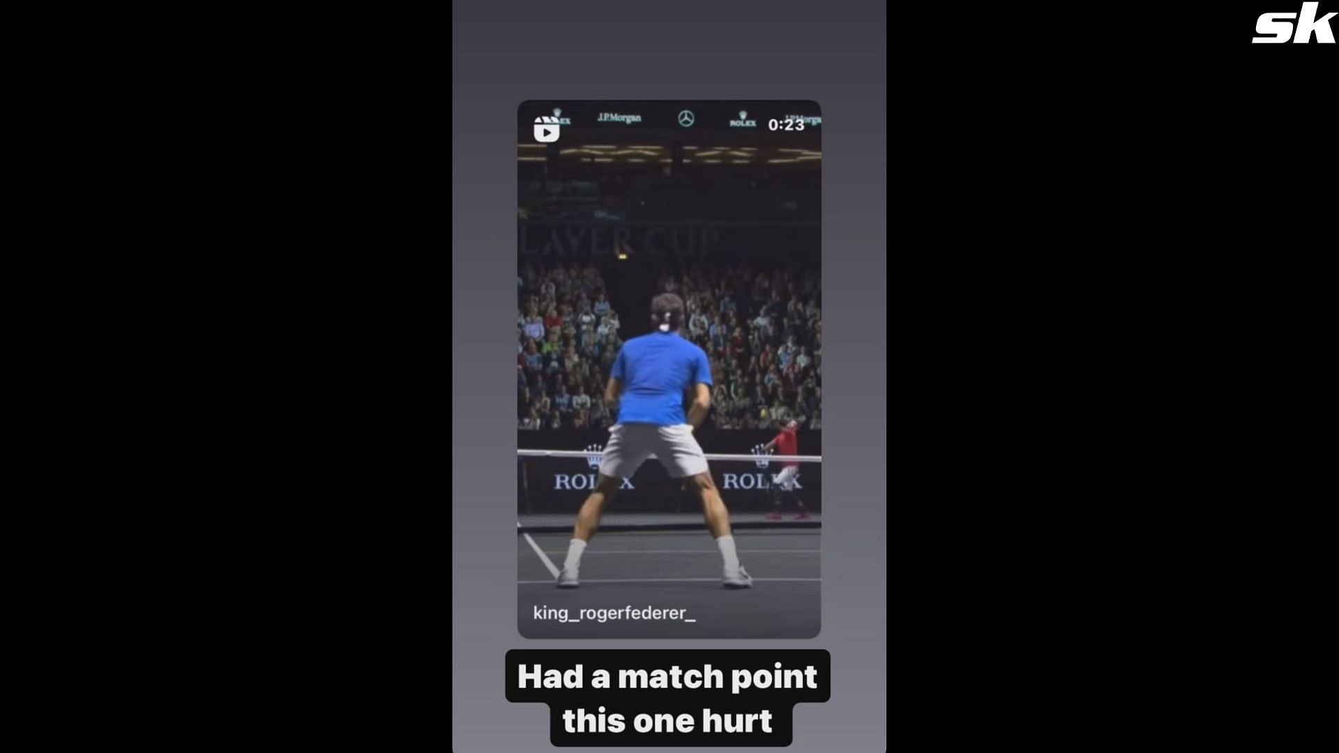 Nick Kyrgios revisits his 2017 Laver Cup epic against Roger Federer