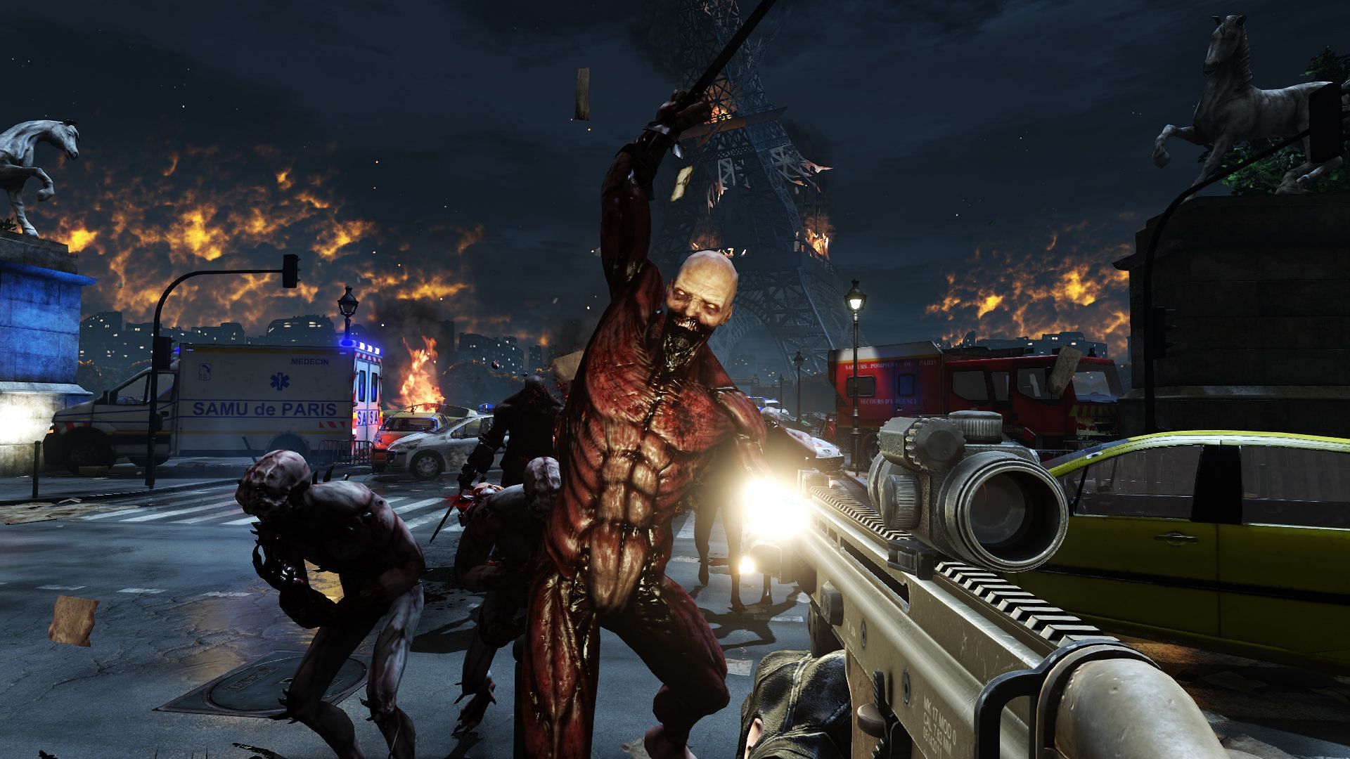 Killing Floor 2 offers an exciting horde shooter experience in 6-player and 12-player coop format (Image via Tripwire)