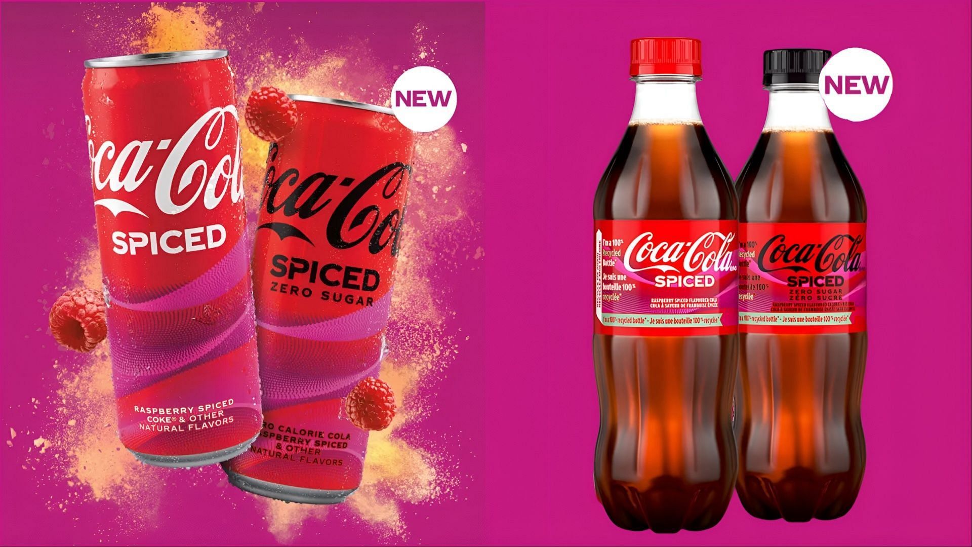 The new Spiced Coke will be available in the United States and Canada (Image via Coca-Cola)
