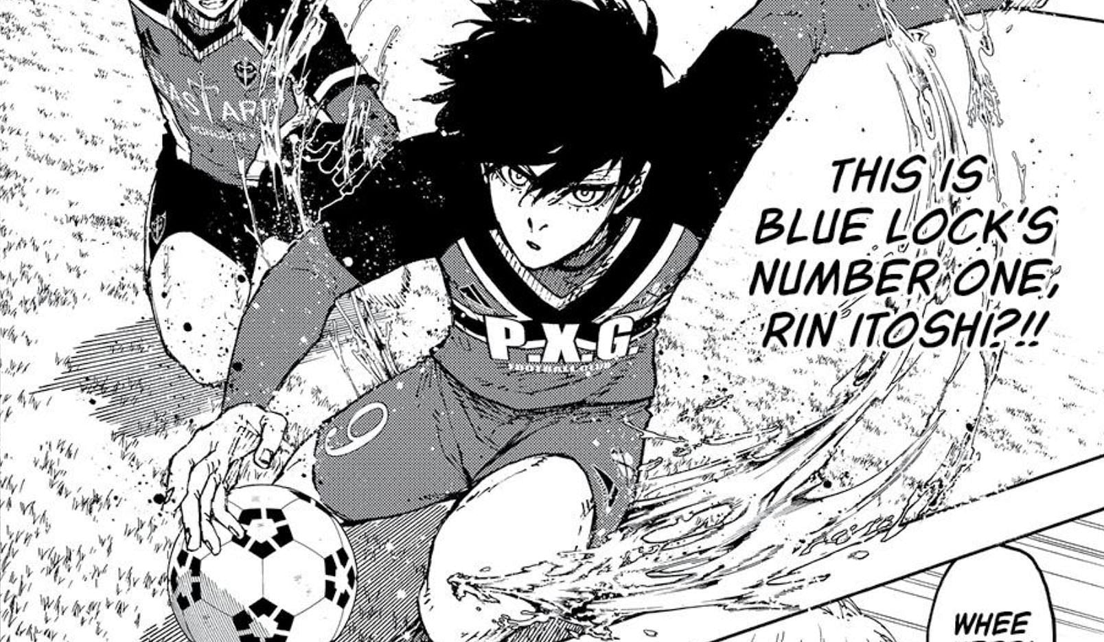 Rin Itoshi as seen in Blue Lock manga (Image via Kodansha)