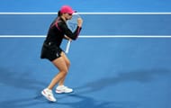 Iga Swiatek at the 2024 Qatar Open.