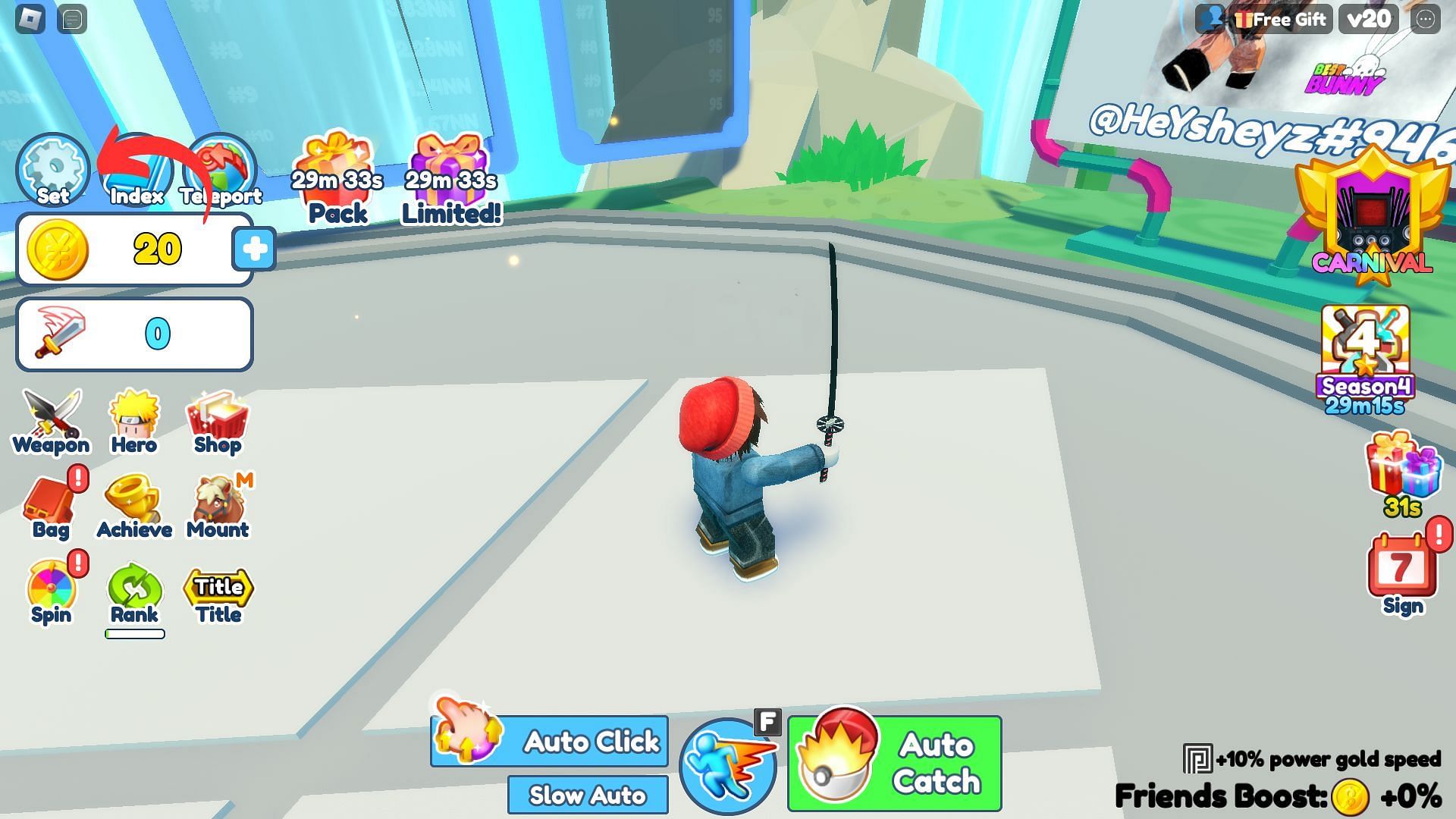 How to redeem codes for Anime Catching Simulator (Image via Roblox and Sportskeeda)