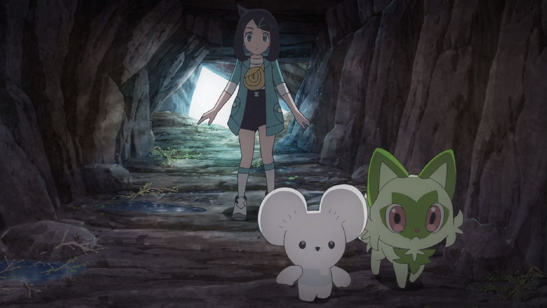 Liko helps find Tandemaus&#039; partner in Pokemon Horizons Episode 38 (Image via The Pokemon Company)