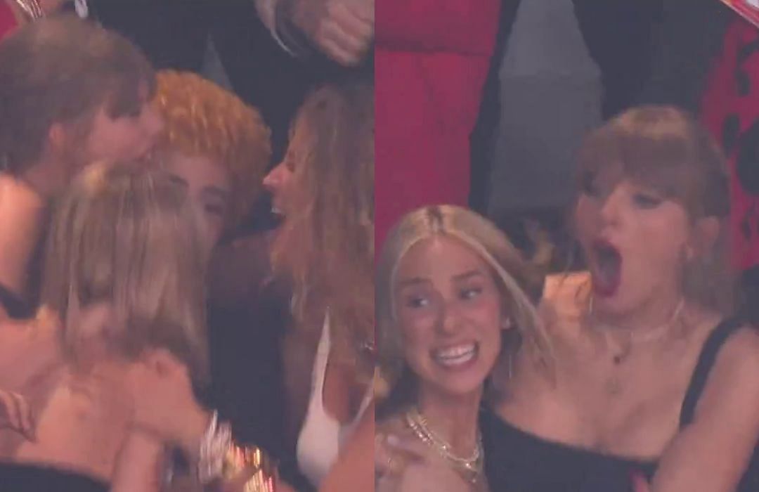 WATCH: Taylor Swift huddles with Ice Spice, Blake Lively as Chiefs score TD in Super Bowl 58