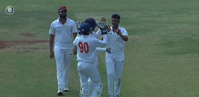 Ranji Trophy 2024: Mumbai book semis berth on first-innings lead; Vidarbha beat Karnataka by 127 runs to reach last four