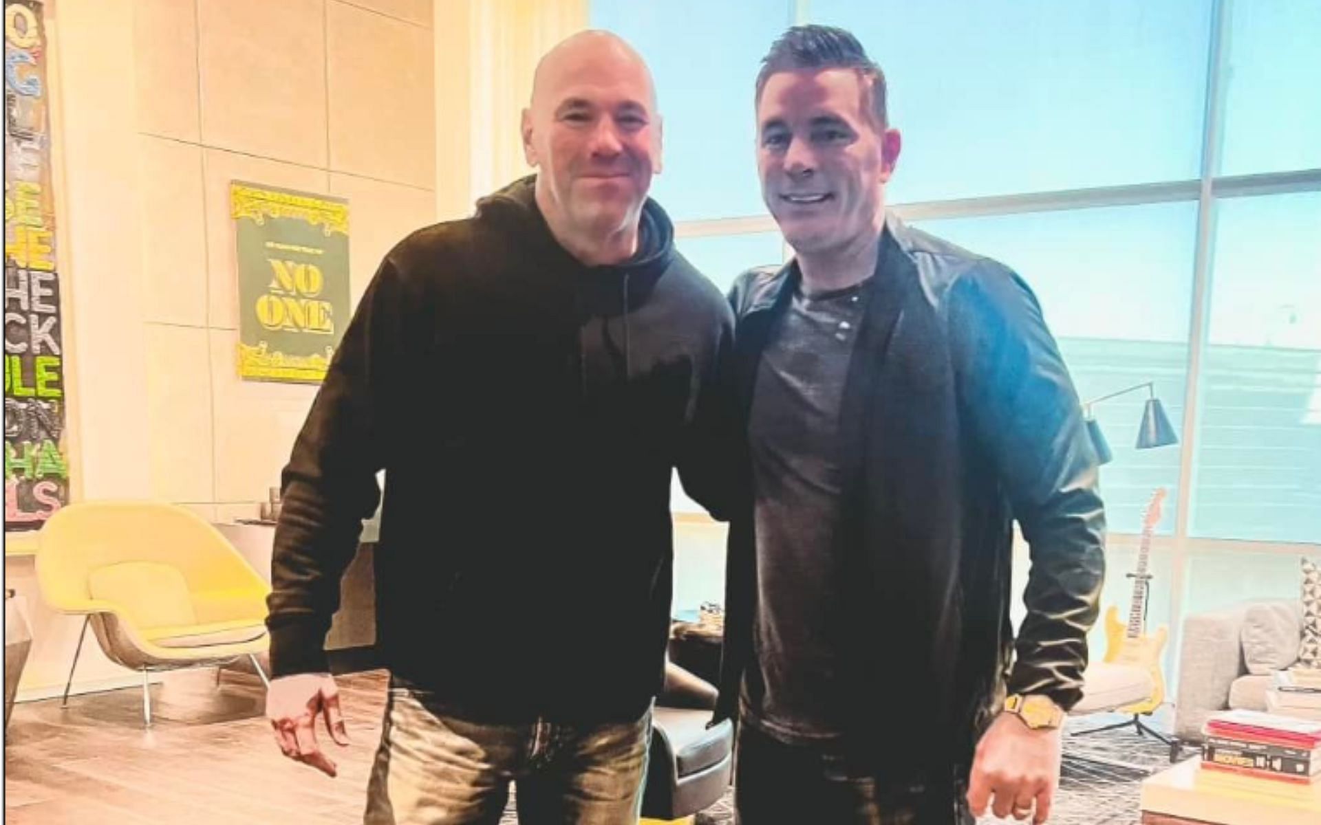 Dana White (left) and David Feldman (right)