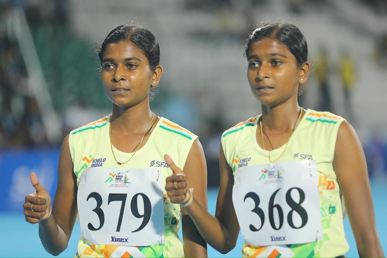 The twin sisters from Tamil Nadu, Ansilin M and Akslin M