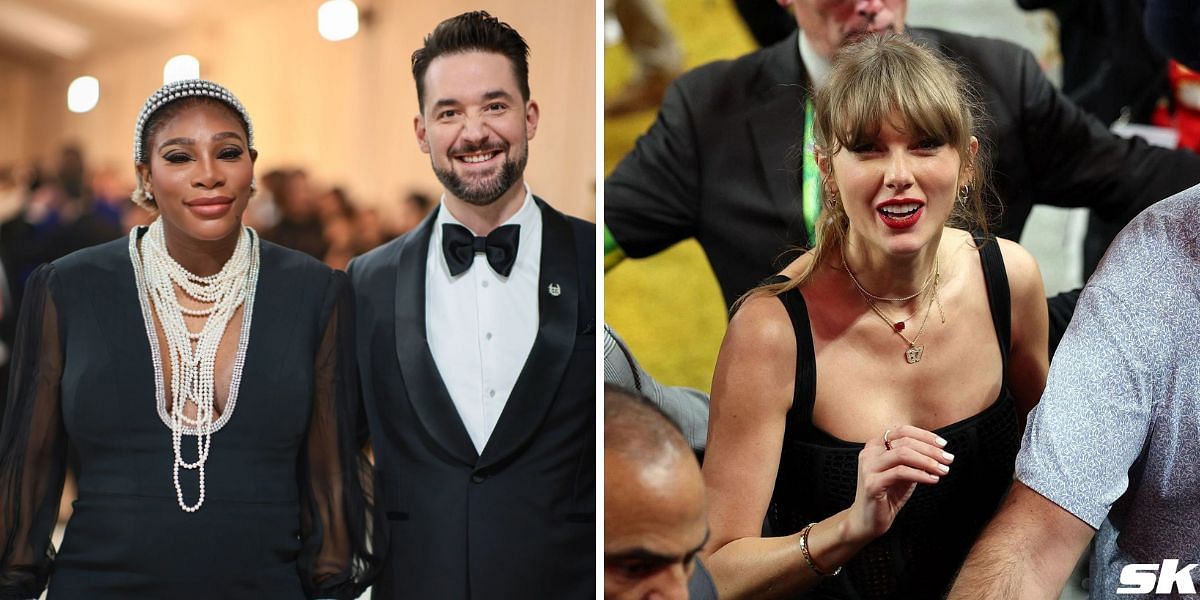 Taylor Swift may have had a ball at the Super Bowl final but Alexis Ohanian certainly didn