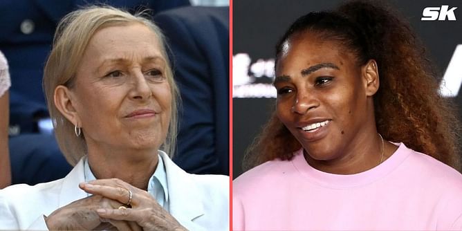 "When I'm 48, I hope I can be standing, let alone competing": When Serena Williams marveled at Martina Navratilova playing tennis being nearly 50