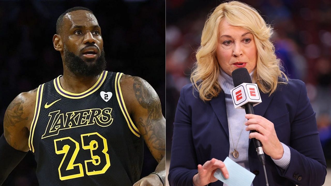 LeBron James praises Doris Burke amid criticism of the ESPN commentator. 