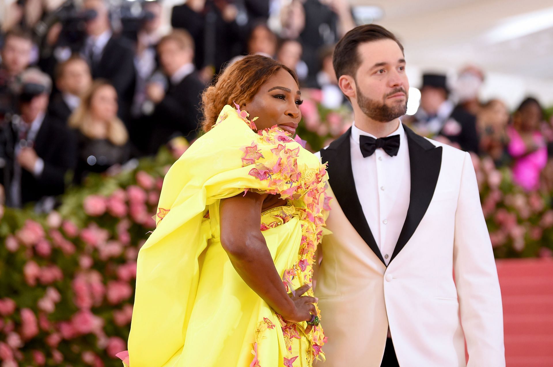 Serena Williams and her husband Alexis Ohanian at the 2019 Met Gala.