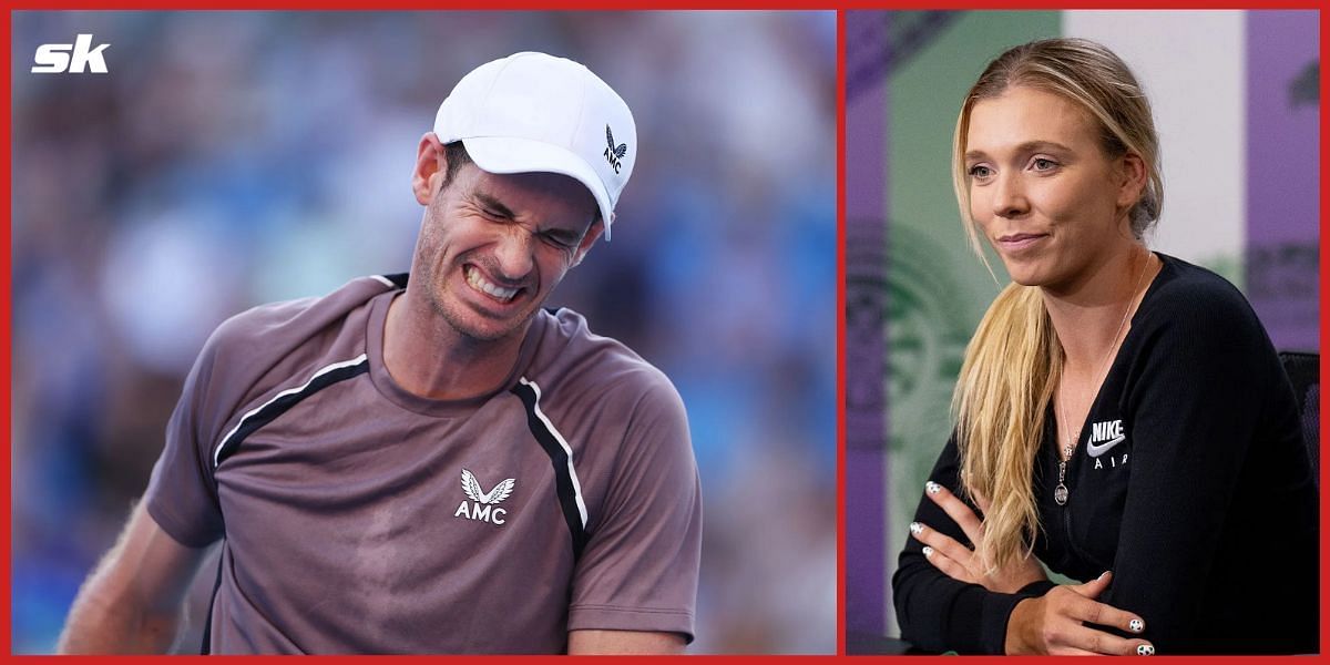 Andy Murray and Katie Boulter      