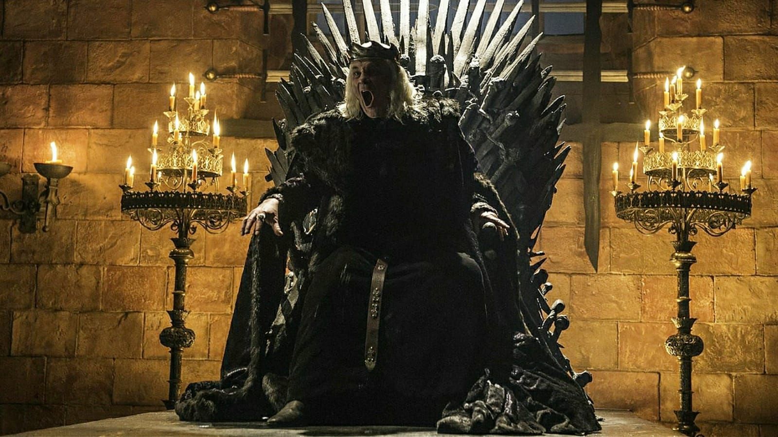 King Aerys II Targaryen was called the Mad King (Image via HBO)
