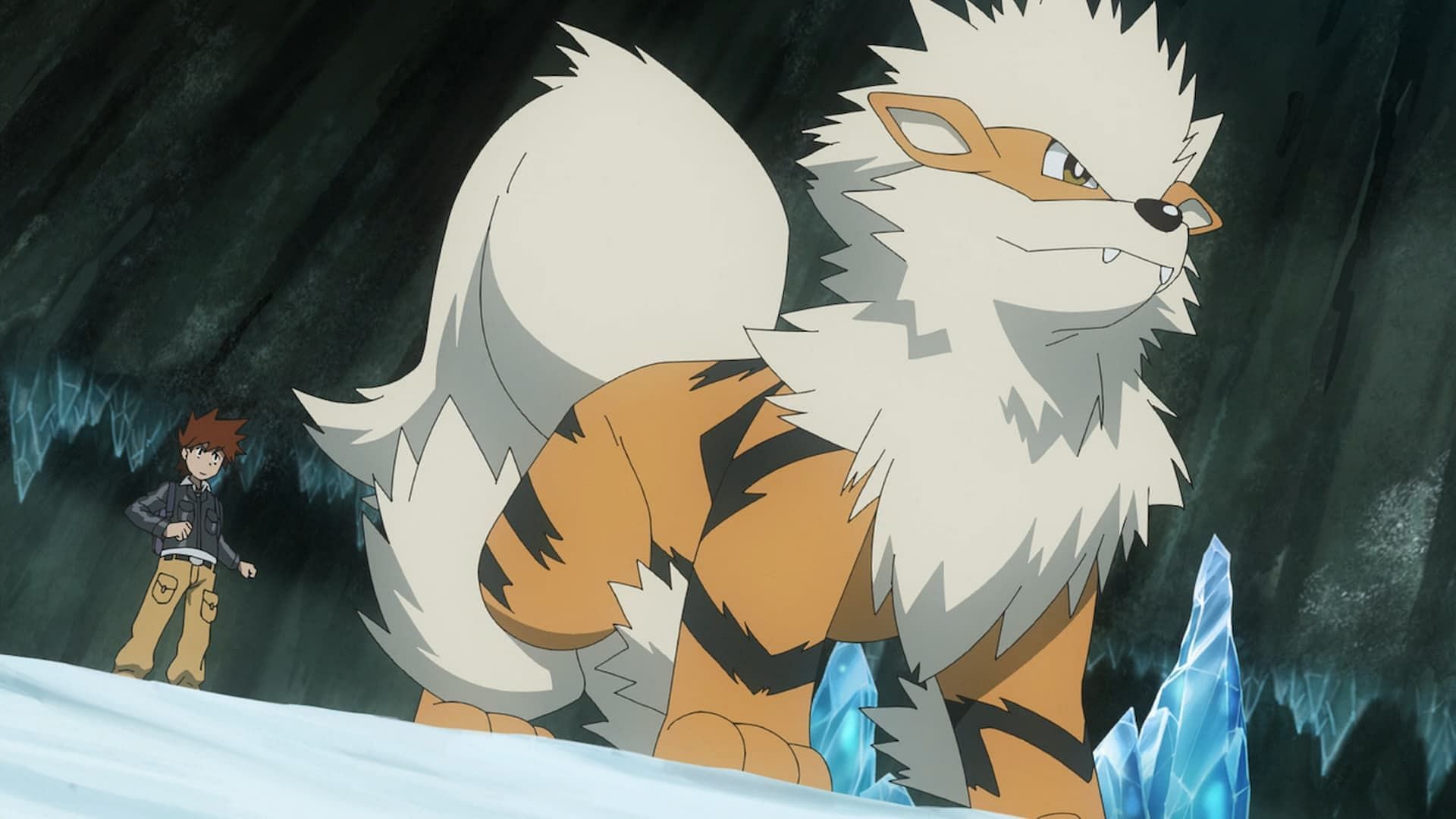 Arcanine in the anime (Image via The Pokemon Company)