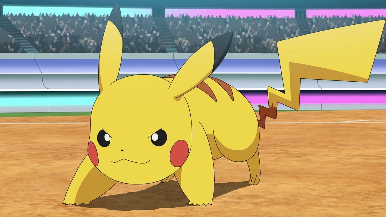 Pikachu as seen in the anime (Image via The Pokemon Company)