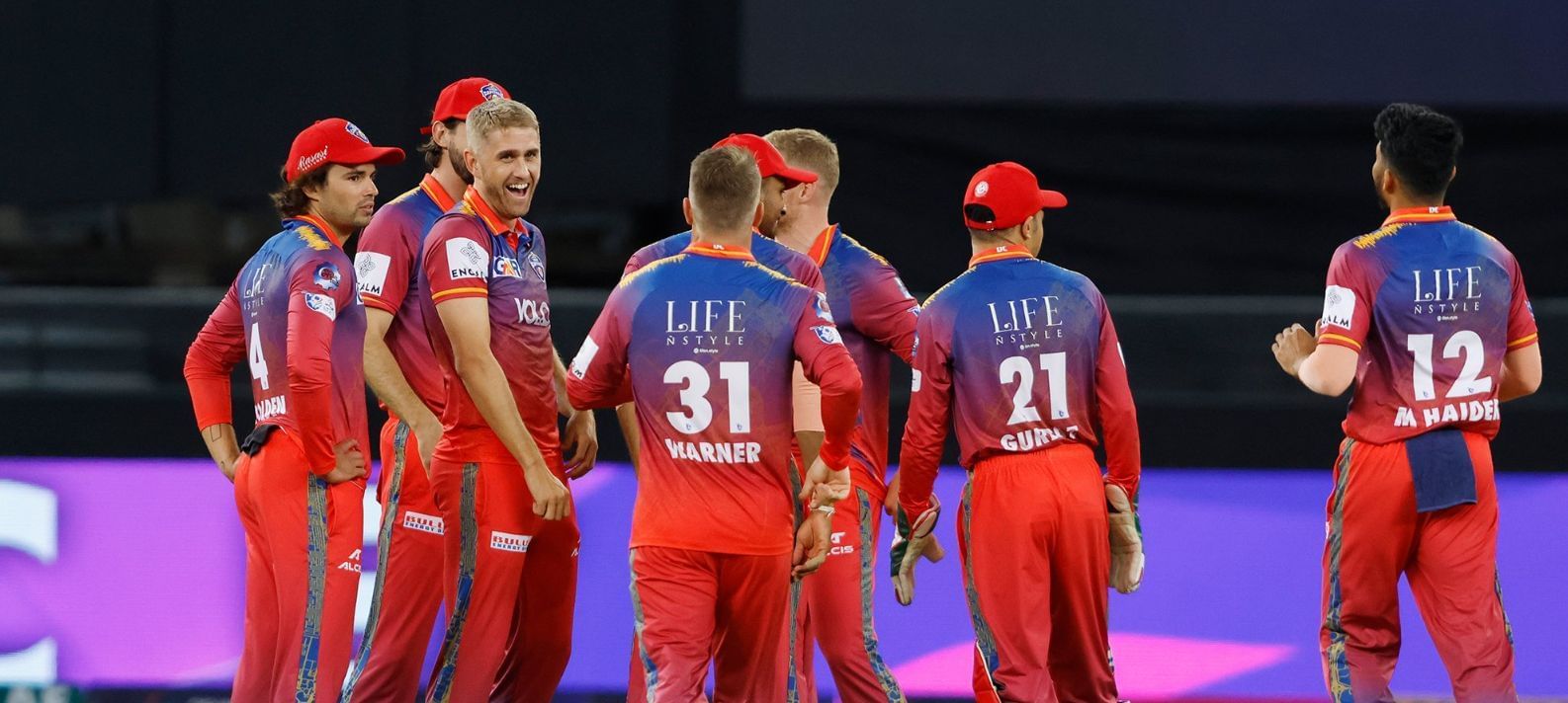 Olly Stone celebrating a wicket (Image Courtesy: X/International League T20)