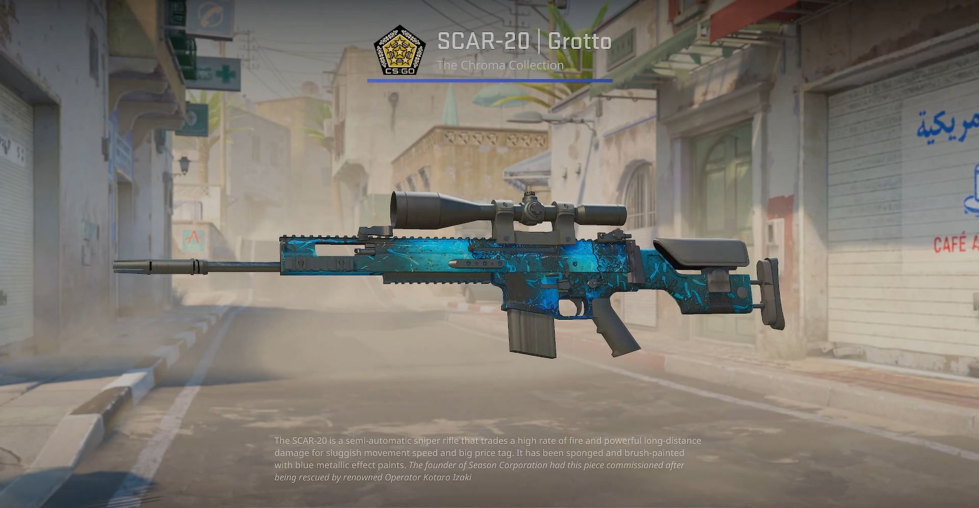 SCAR-20 Grotto (Image via Valve || YouTube/covernant)