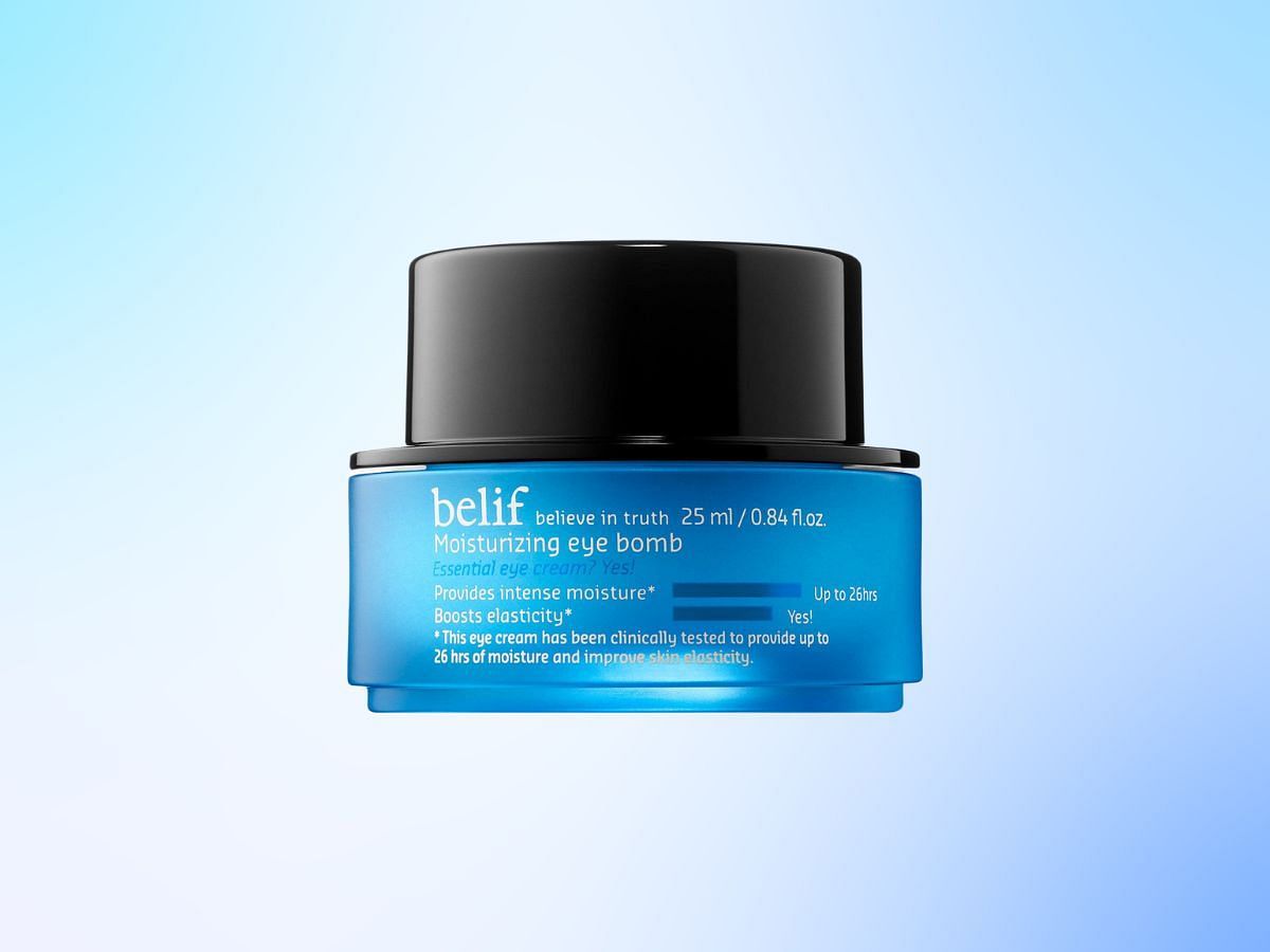 Panthenol product for skincare: Belif Moisturizing Eye Bomb (Image via Amazon)