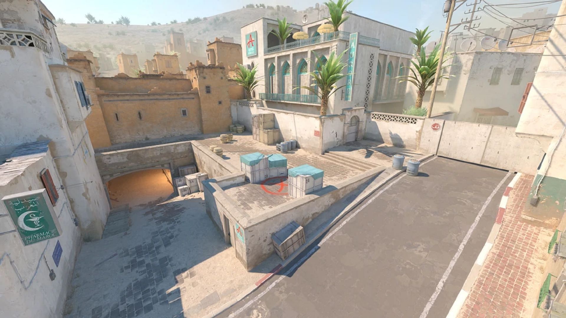 Dust 2 in CS2 (Image via Valve)