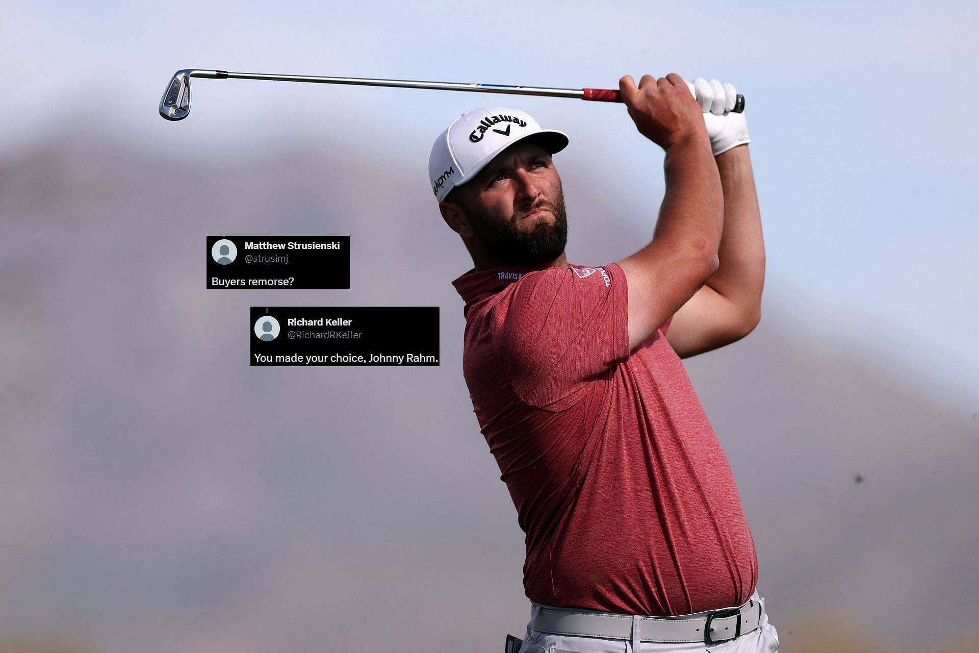 Jon Rahm during the 2024 WM Phoenix Open