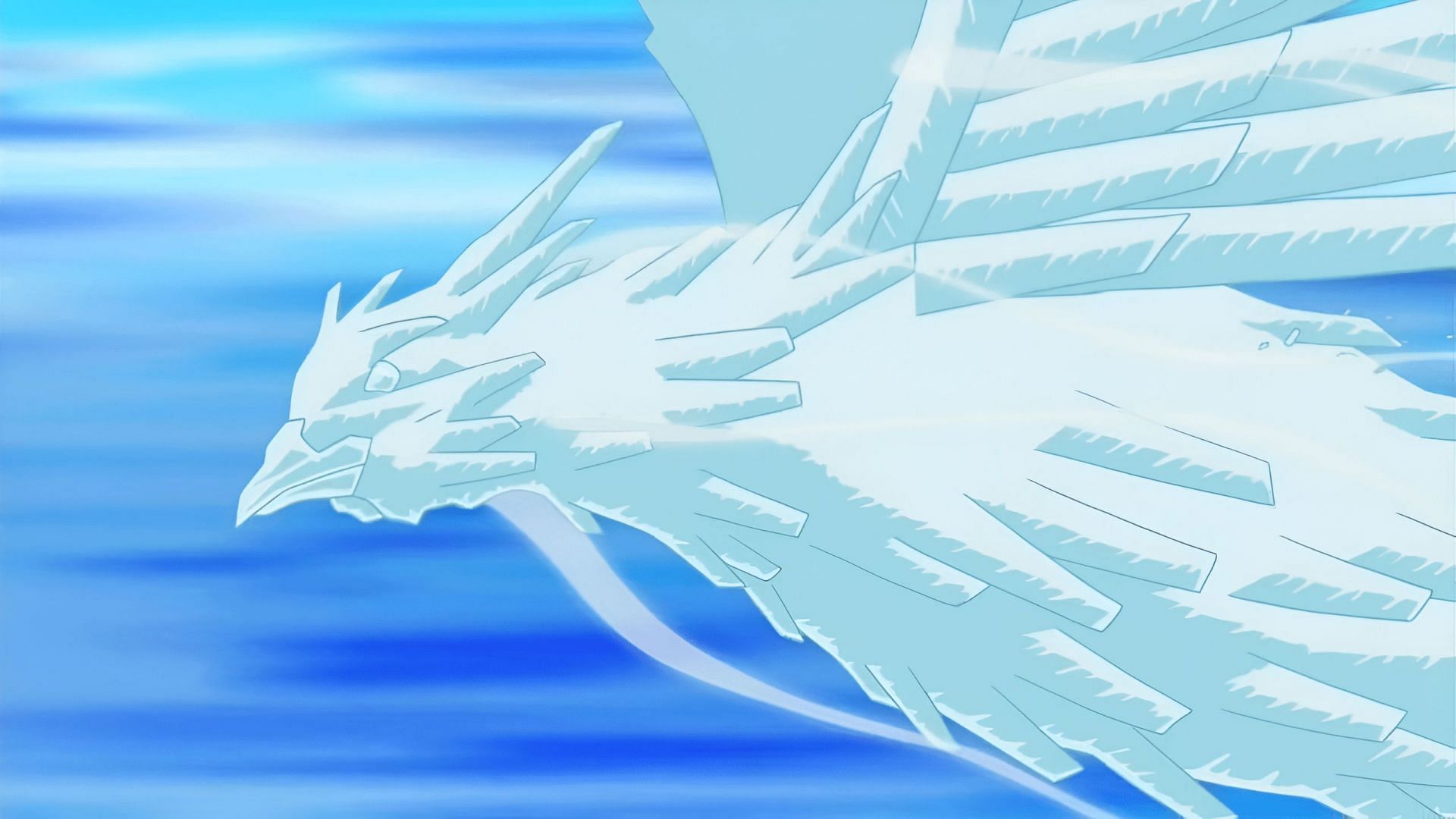 An ice pheasant created by Kuzan (Image via Toei Animation)