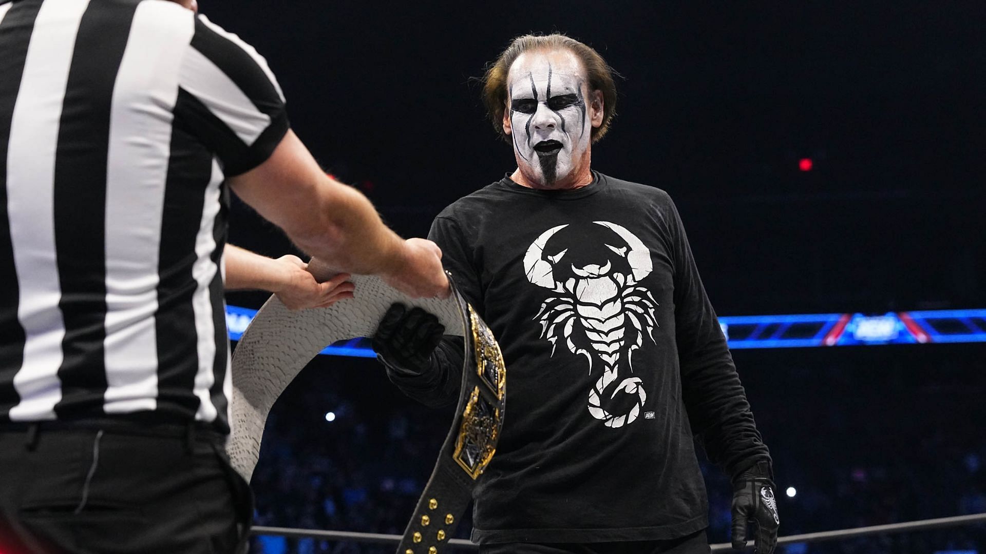 Sting captured his first AEW title a few days ago on Dynamite