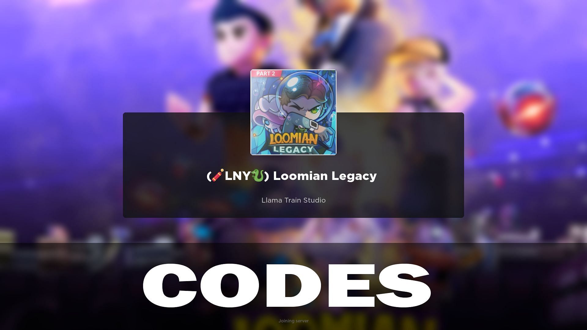 Loomian Legacy codes