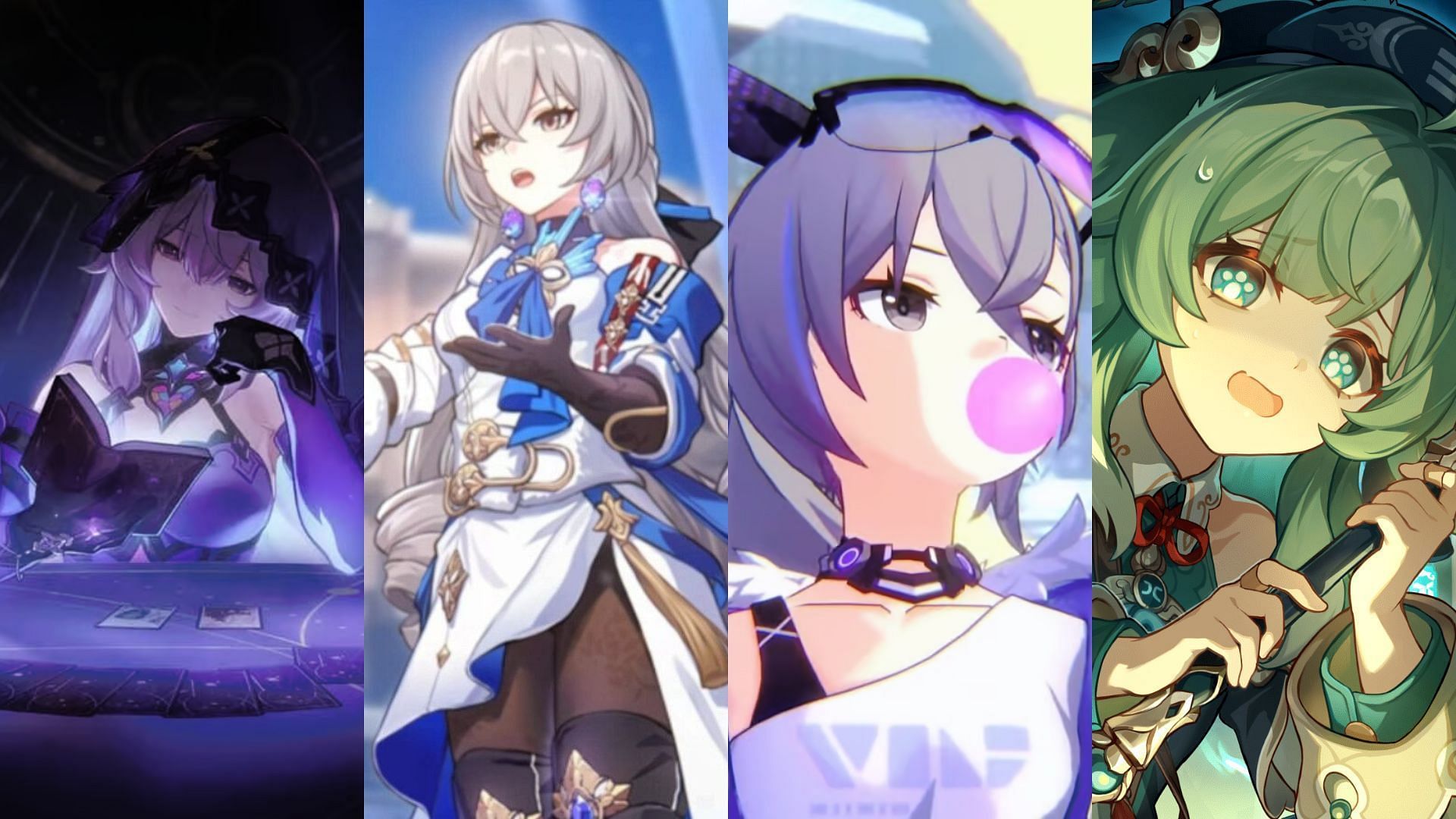 A team featuring Black Swan, Bronya, Silver Wolf, and Huohuo (Image via HoYoverse)