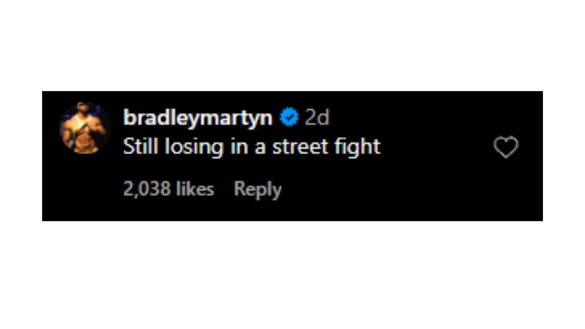 Bradley Martyn&#039;s comment