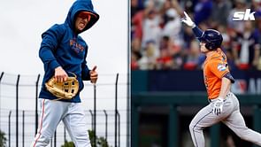 In Photos: Alex Bregman turns up the 'heat' in Nike cleats & signature Astros hoodie