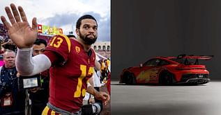 Former USC QB Caleb Williams shows interest in Porsche Lightning McQueen worth $3.6 million via latest IG post