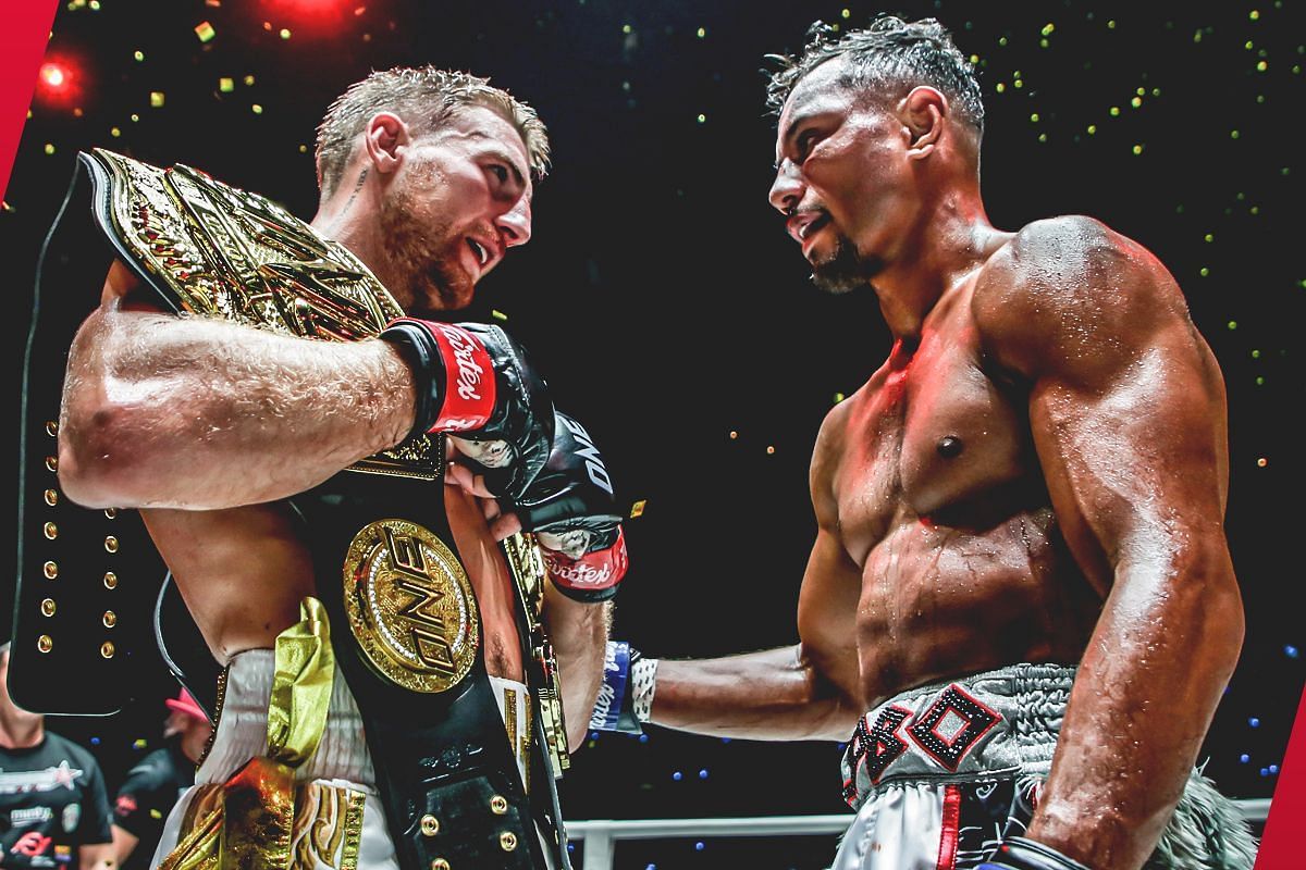 Jonathan Haggerty and Felipe Lobo [Photo via: ONE Championship]