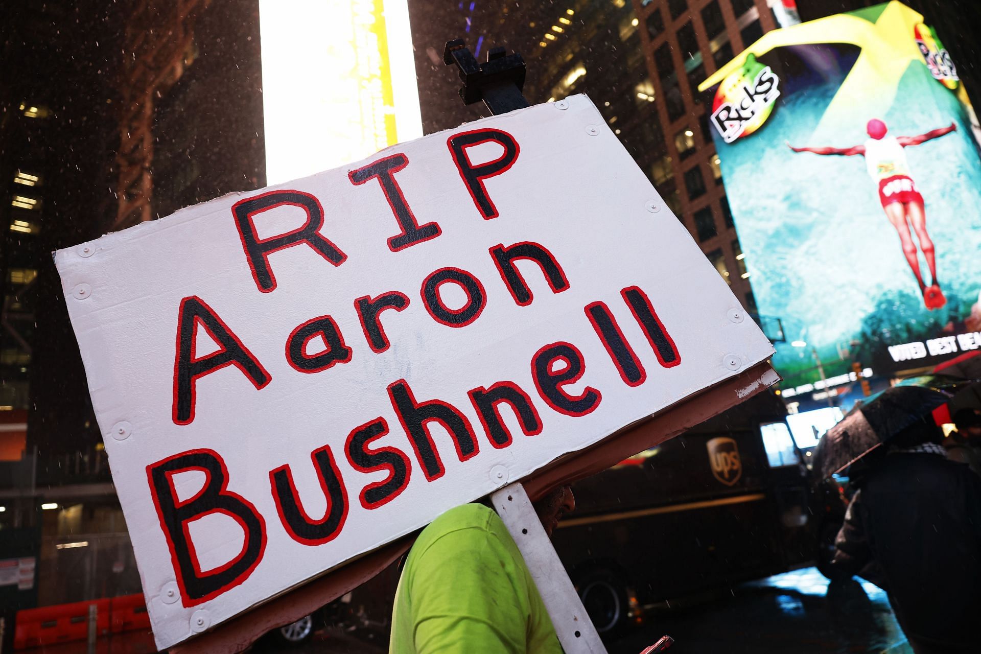 Vigil Held For U.S. Airman Aaron Bushnell Who Died After Setting Himself On Fire In Protest Of Israeli