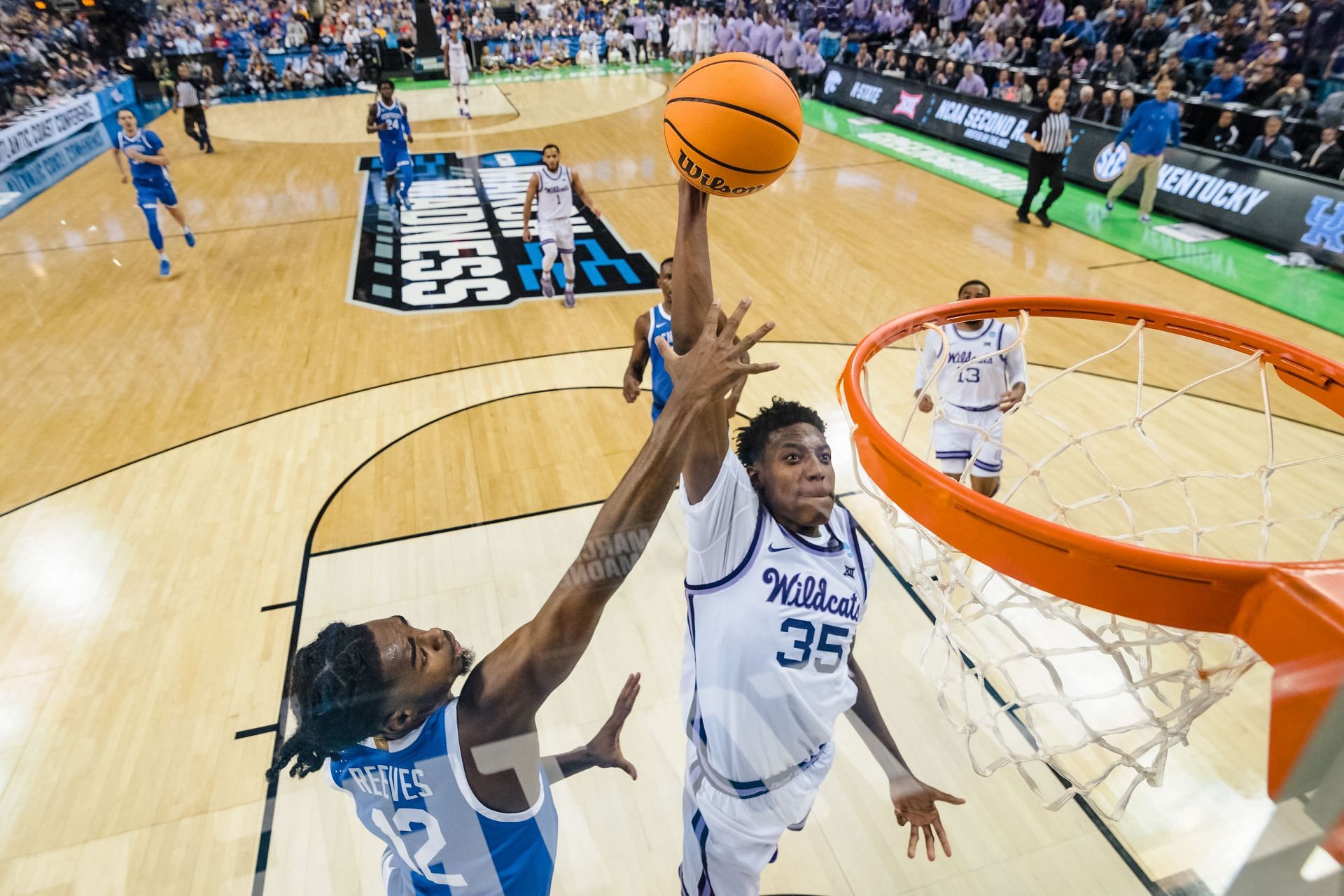 Last year, Kentucky and Kansas State played a great NCAA Tournament game in Greensboro Coliseum.