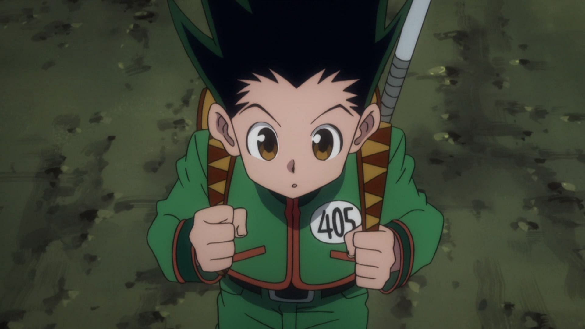 Gon during the Hunter Examination (Image via Madhouse)