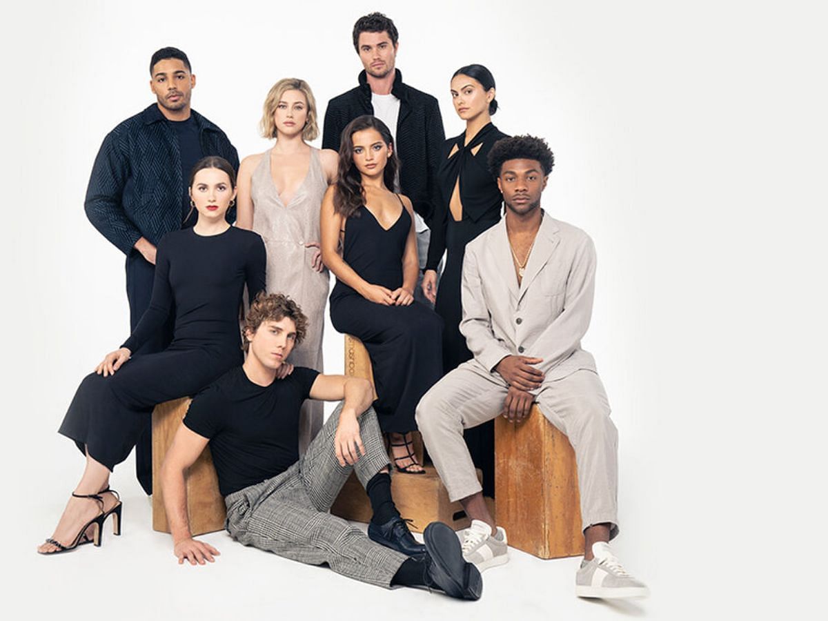 Riverdale cast poses for the latest Armani Beauty campaign fans