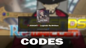 Legends Re:Written codes (September 2025)