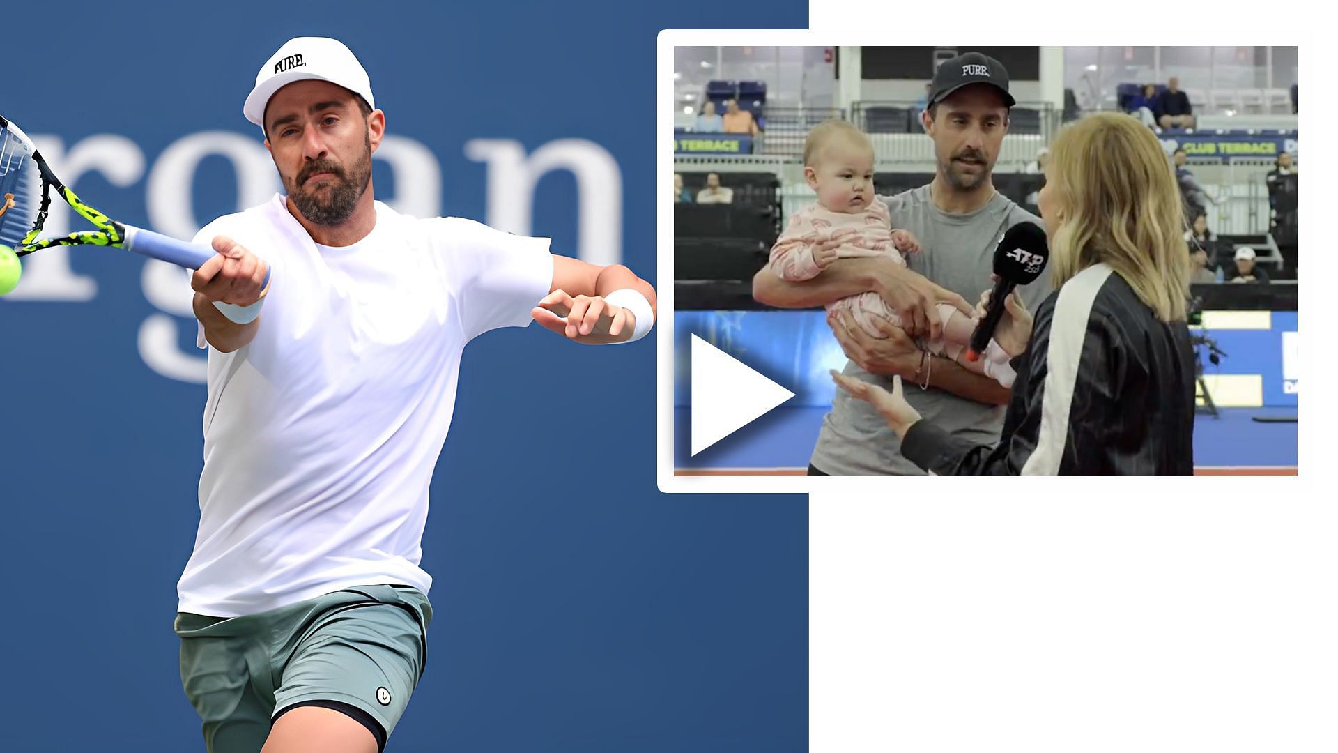Steve Johnson celebrates Dallas Open victory with daughters on court