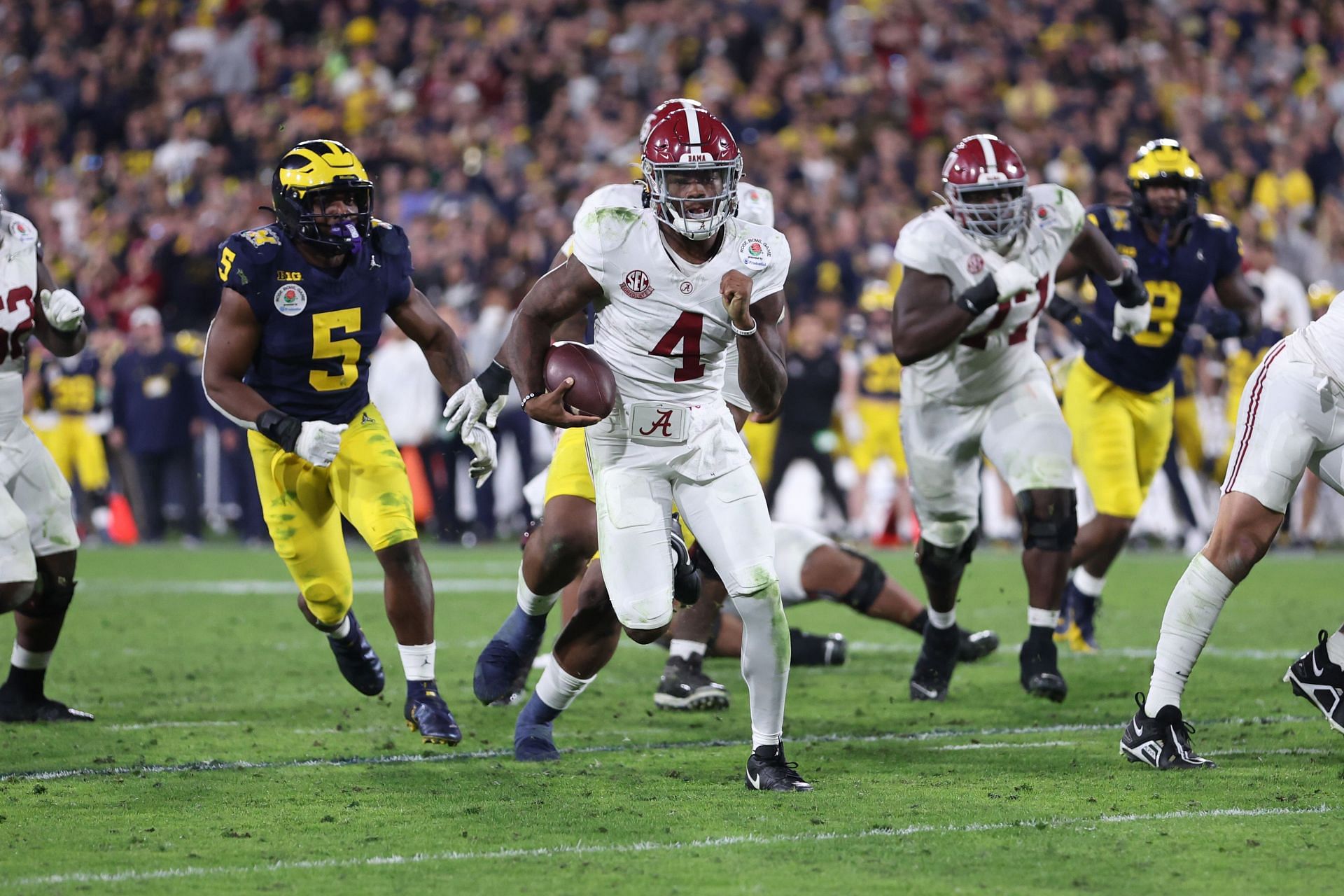 Rose Bowl Game - Alabama v Michigan