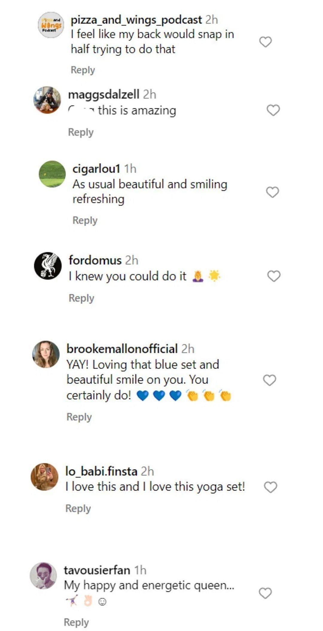Instagram comments from Kate Upton&#039;s post