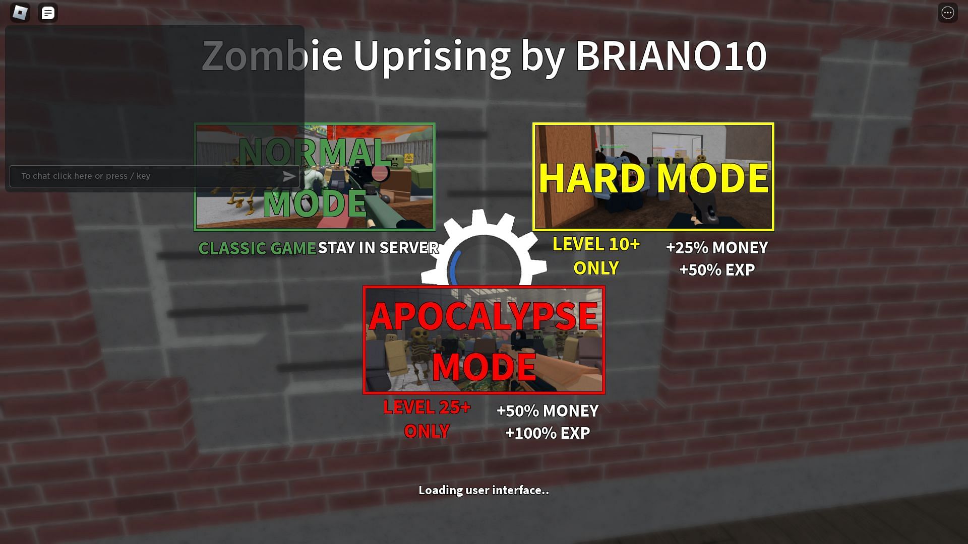 Active codes for Zombie Uprising (Image via Roblox)