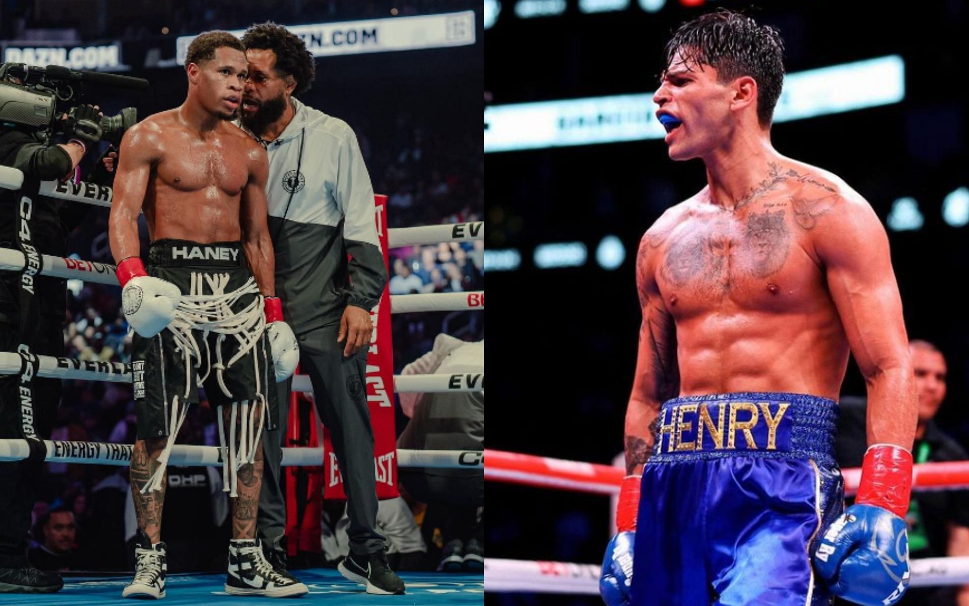 The feud between Devin and Bill Haney and Ryan Garcia continues to escalate. [Images via @billhaney_ and @KingRyan on Instagram]