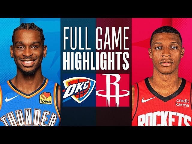 Houston Rockets Vs OKC Thunder: Prediction And Betting Tips | February ...