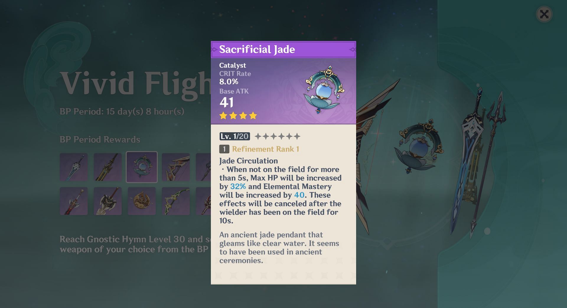 Sacrificial Jade (Image via HoYoverse)