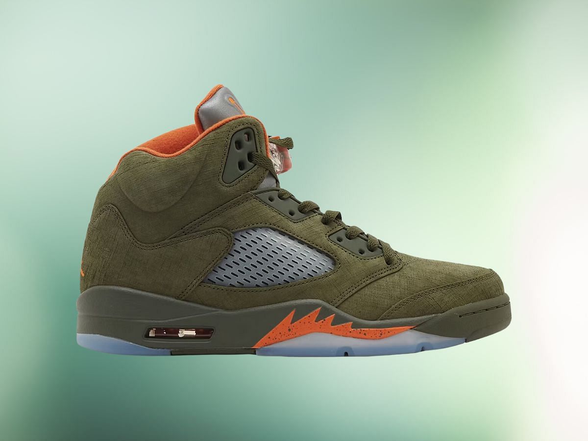 Jordan 5 Retro Olive 2024 (Image via StockX)