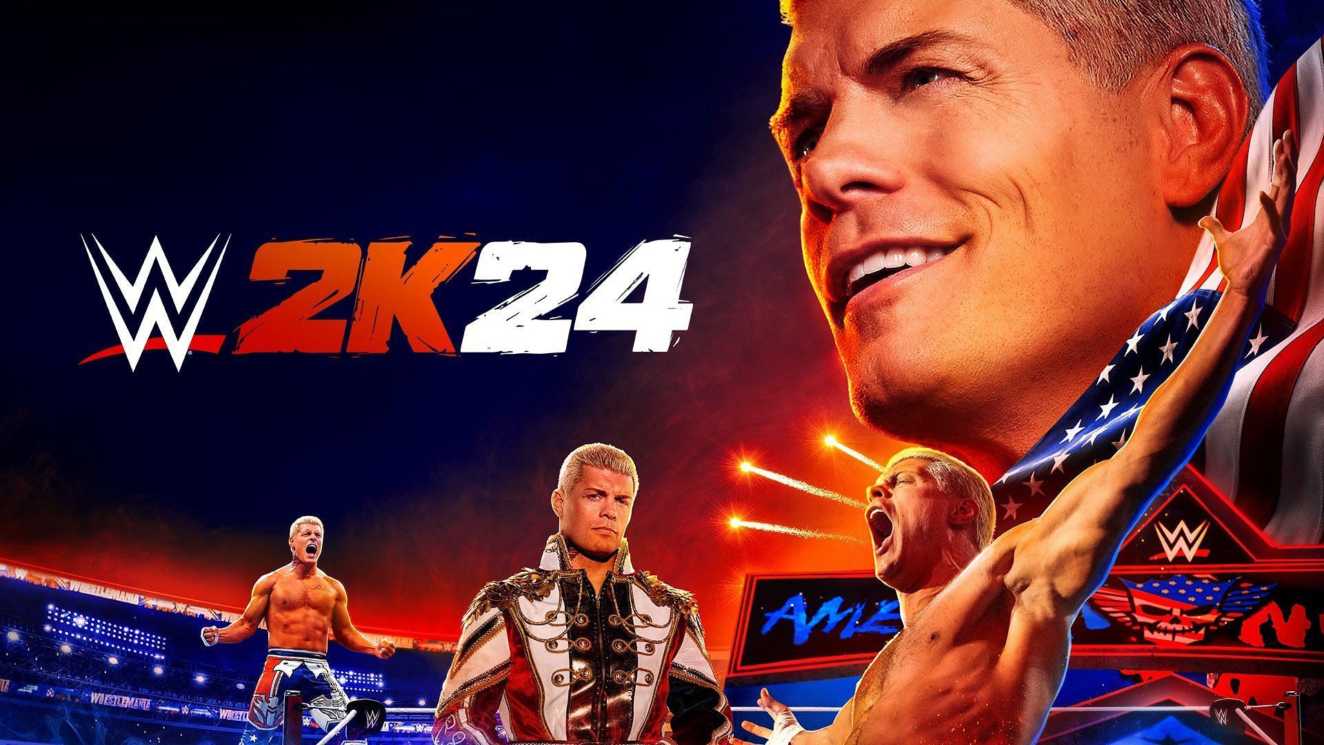 Cody Rhodes is the cover Superstar for WWE 2K24 Standard Edition