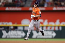 In Photos: Alex Bregman's son Knox displays incredible base-running skills during Astros spring training