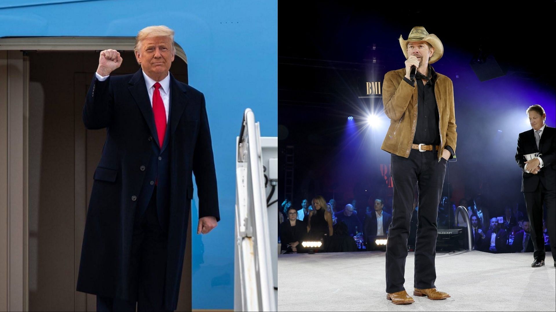Internet users have tagged Keith as a Trump supporter (Image via Facebook / Donald J. Trump / Toby Keith)